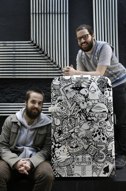 The Artists - Mulheres Barbadas aka Bearded Ladies are Henrique Lima and Julio Zukerman - for sãopaulo Magazine