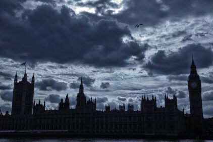 The Big Ben - Silhouette of House of Parliament