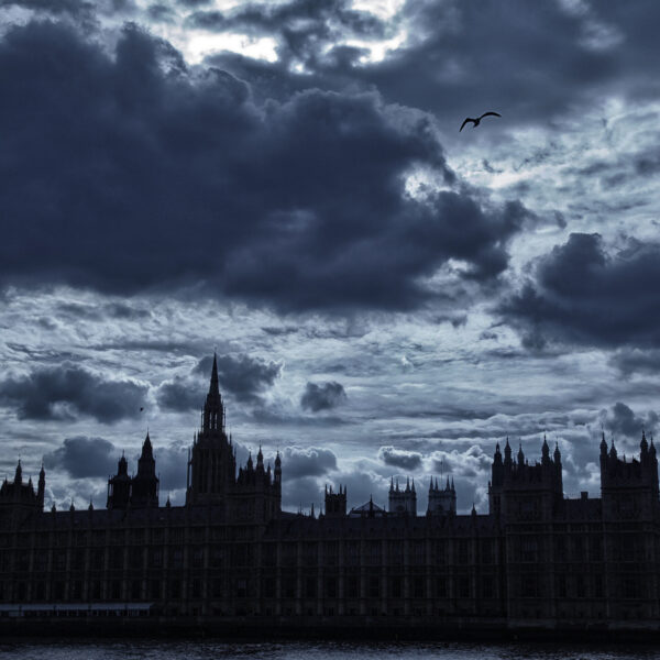 The Big Ben - Silhouette of House of Parliament