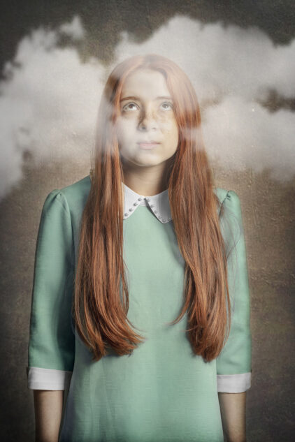 The girl on the cloud