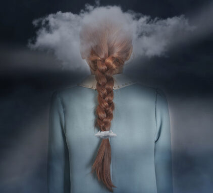 The girl with braid - Part of series inspirited in Renaissance paintings